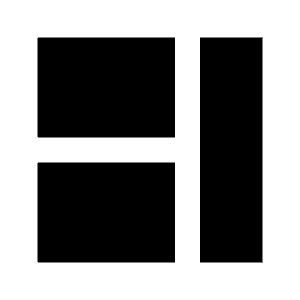 Layout Window 4 Fill Icon from Sharp Fill - Streamline Material Free Set
