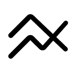 Line Axis Fill Icon from Rounded Fill - Material Symbols Set