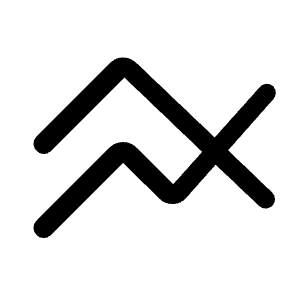 Line Axis Icon from Rounded Line - Material Symbols Set