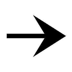 Line End Arrow Notch Fill Icon from Sharp Fill - Material Symbols Set
