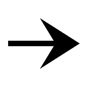 Line End Arrow Notch Icon from Outlined Line - Material Symbols Set