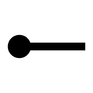 Line Start Icon from Outlined Line - Streamline Material Free Set