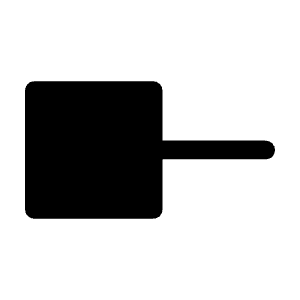 Line Start Square Fill Icon from Rounded Fill - Material Symbols Set