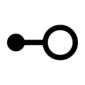 Linear Scale Fill Icon from Sharp Fill - Material Symbols Set