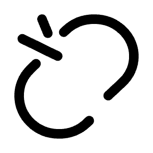 Link Broken Minimalistic Icon from Solar Linear Set