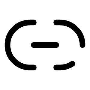 Link Minimalistic Icon from Solar Broken Set