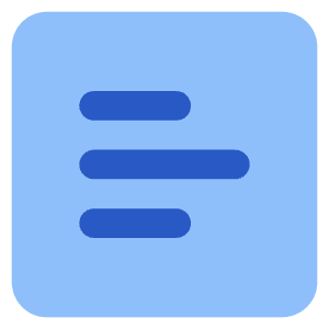List Icon from Core Flat Set