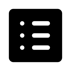 List Alt Fill Icon from Rounded Fill - Material Symbols Set