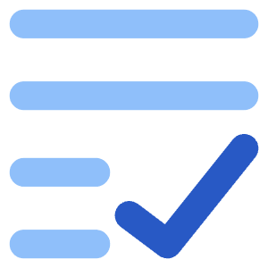 List Check Icon from Core Flat Set