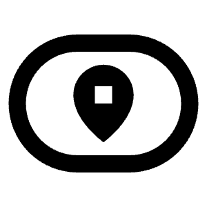 Location Chip Icon from Sharp Line - Streamline Material Free Set