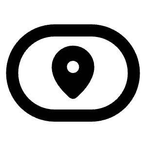 Location Chip Icon from Rounded Line - Streamline Material Free Set