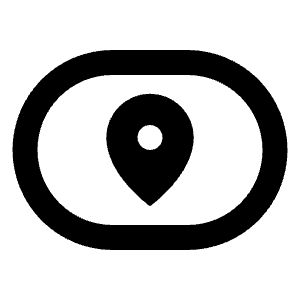 Location Chip Icon from Outlined Line - Streamline Material Free Set