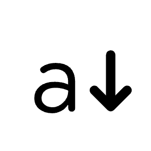 Lowercase Fill Icon from Rounded Fill - Material Symbols Set