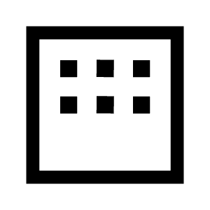 Margin Icon from Sharp Line - Material Symbols Set