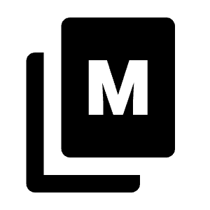 Markdown Copy Fill Icon from Outlined Fill - Material Pro Free Set