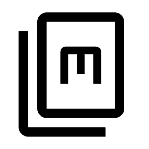 Markdown Copy Icon from Outlined Line - Material Symbols Set