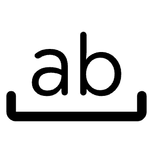 Match Word Icon from Rounded Line - Material Symbols Set