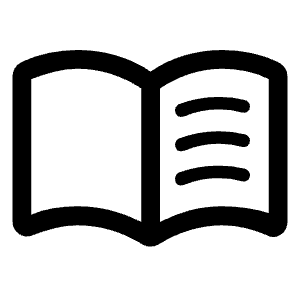 Menu Book Icon from Rounded Line - Material Symbols Set