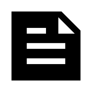 News Fill Icon from Sharp Fill - Material Symbols Set