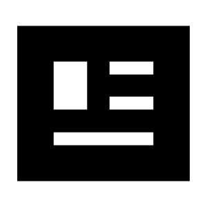 Newsmode Fill Icon from Sharp Fill - Material Symbols Set