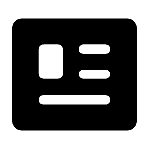Newsmode Fill Icon from Rounded Fill - Material Symbols Set