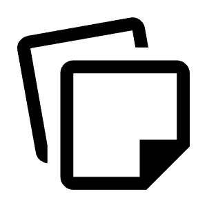 Note Stack Icon from Outlined Line - Material Symbols Set