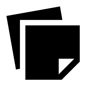 Note Stack Fill Icon from Sharp Fill - Material Symbols Set