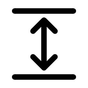 Paragraph Spacing Icon from Solar Bold Set