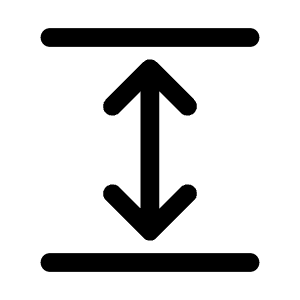 Paragraph Spacing Icon from Solar Linear Set