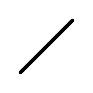 Pen Size 1 Fill Icon from Rounded Fill - Material Symbols Set