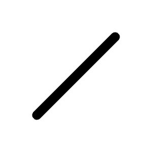 Pen Size 2 Fill Icon from Outlined Fill - Material Symbols Set