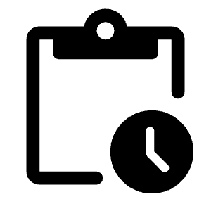 Pending Actions Icon from Rounded Line - Material Symbols Set