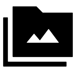 Perm Media Fill Icon from Sharp Fill - Material Symbols Set