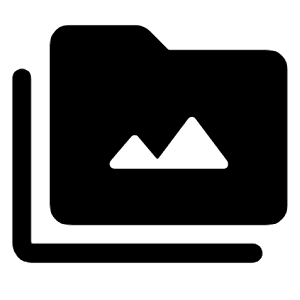 Perm Media Fill Icon from Rounded Fill - Material Symbols Set