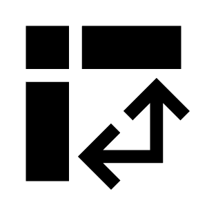 Pivot Table Chart Icon from Sharp Line - Material Symbols Set