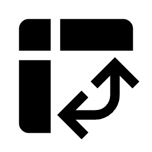 Pivot Table Chart Icon from Outlined Line - Material Symbols Set