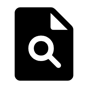 Plagiarism Fill Icon from Rounded Fill - Material Symbols Set