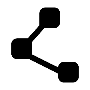 Polyline Fill Icon from Rounded Fill - Material Symbols Set