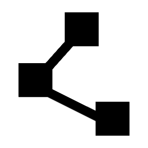 Polyline Fill Icon from Outlined Fill - Material Symbols Set