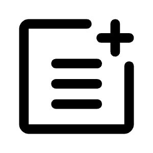 Post Add Fill Icon from Rounded Fill - Material Symbols Set