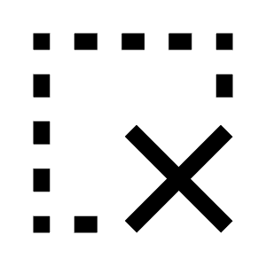 Remove Selection Icon from Sharp Line - Material Symbols Set