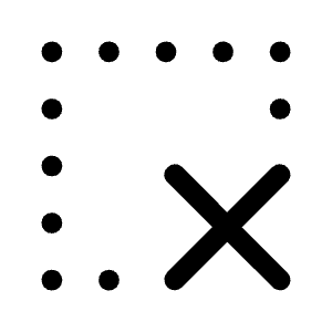 Remove Selection Icon from Rounded Line - Material Symbols Set