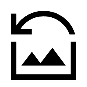 Reset Image Icon from Sharp Line - Material Symbols Set