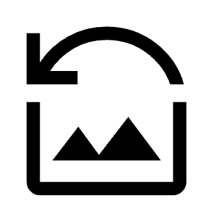 Reset Image Fill Icon from Outlined Fill - Material Symbols Set