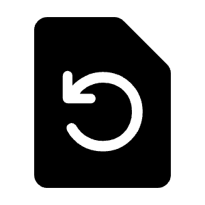 Restore Page Fill Icon from Rounded Fill - Material Symbols Set