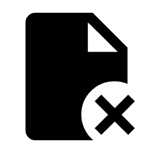 Scan Delete Fill Icon from Outlined Fill - Material Symbols Set