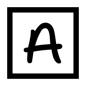 Script Icon from Sharp Line - Material Symbols Set