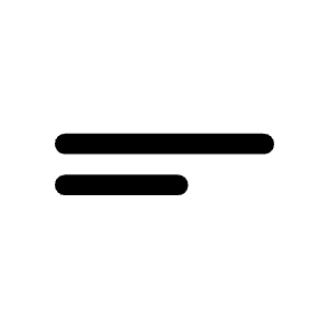 Short Text Fill Icon from Rounded Fill - Material Symbols Set