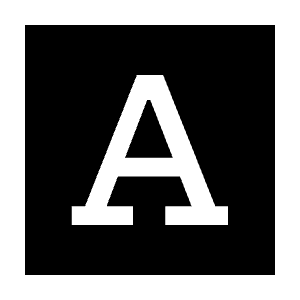 Slab Serif Fill Icon from Sharp Fill - Material Symbols Set