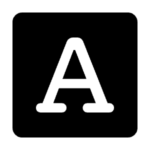 Slab Serif Fill Icon from Rounded Fill - Material Symbols Set